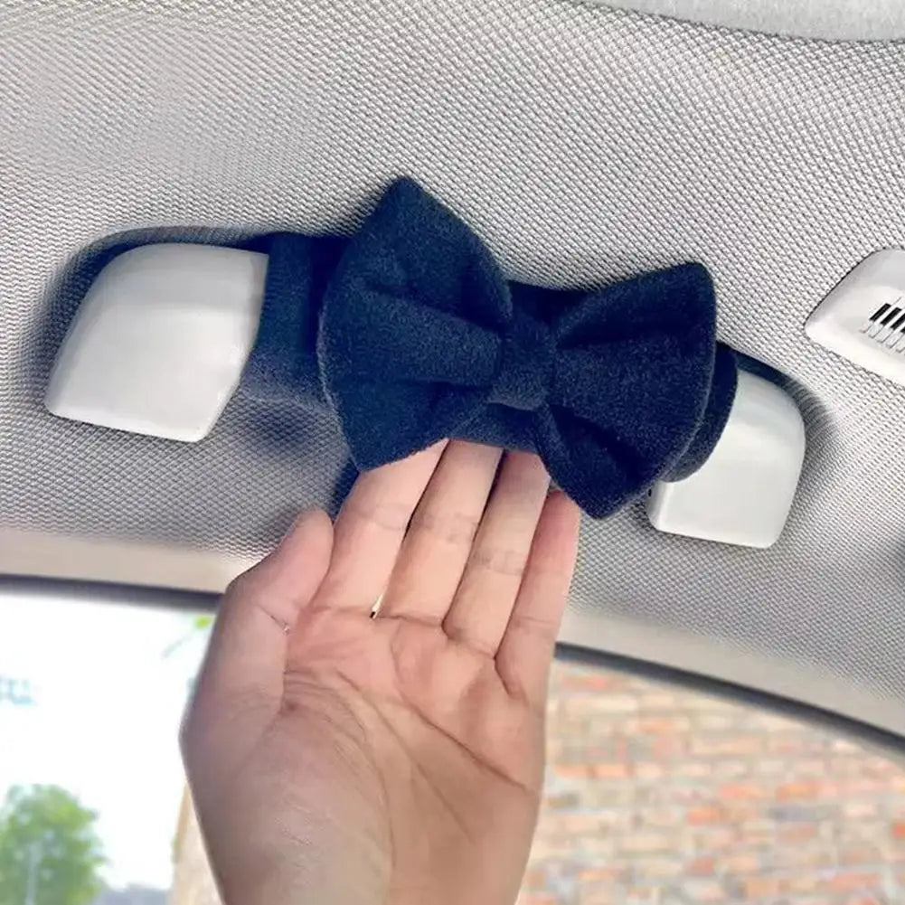 Bow Tie Car Handle Protector Cover Cute Roof Armrest Protective Qme