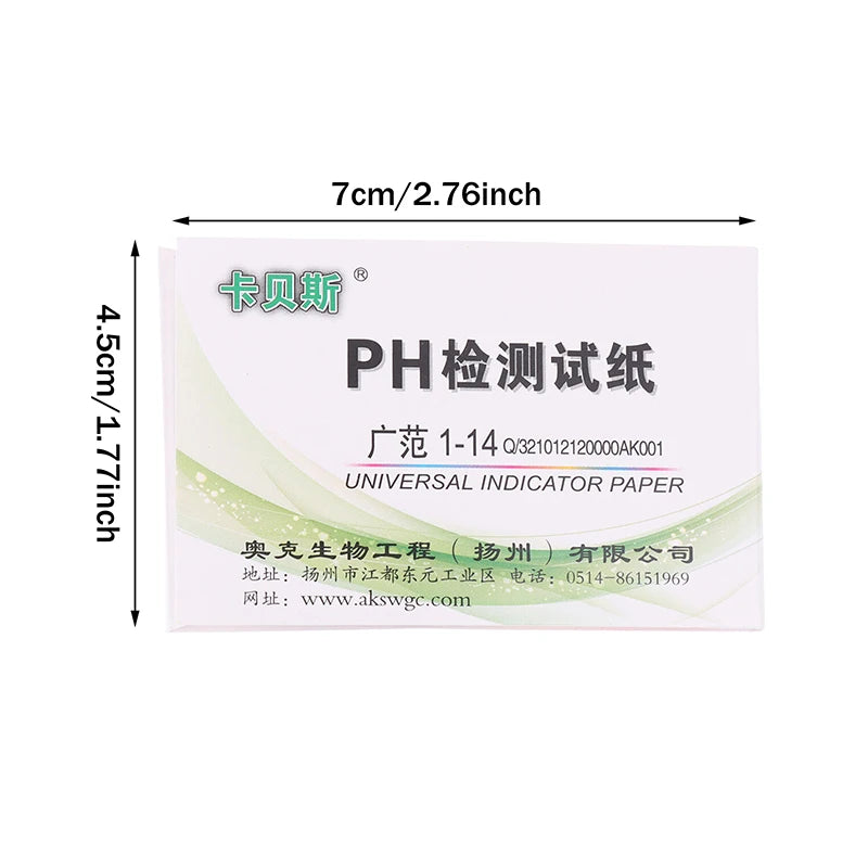 5books Ph Test Strips Professional 1-14 Litmus Paper Water Cosmetics Qme