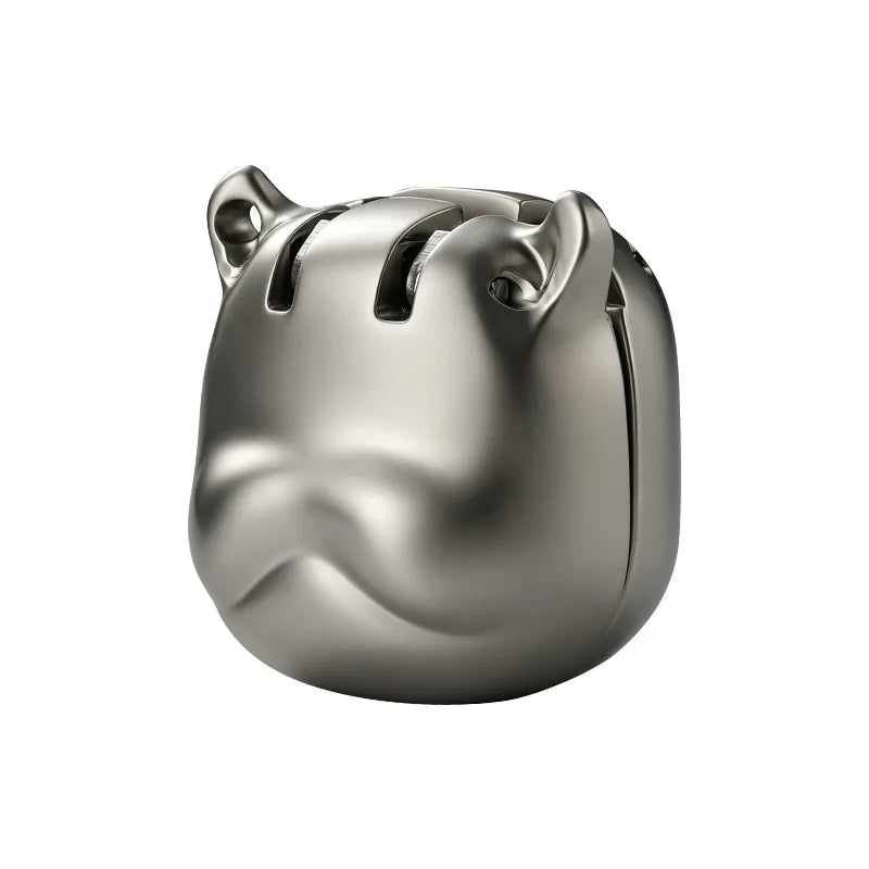 Mini Puppy Dog Head Cartoon Nail Clipper Portable Stainless Steel Qme Champagne
