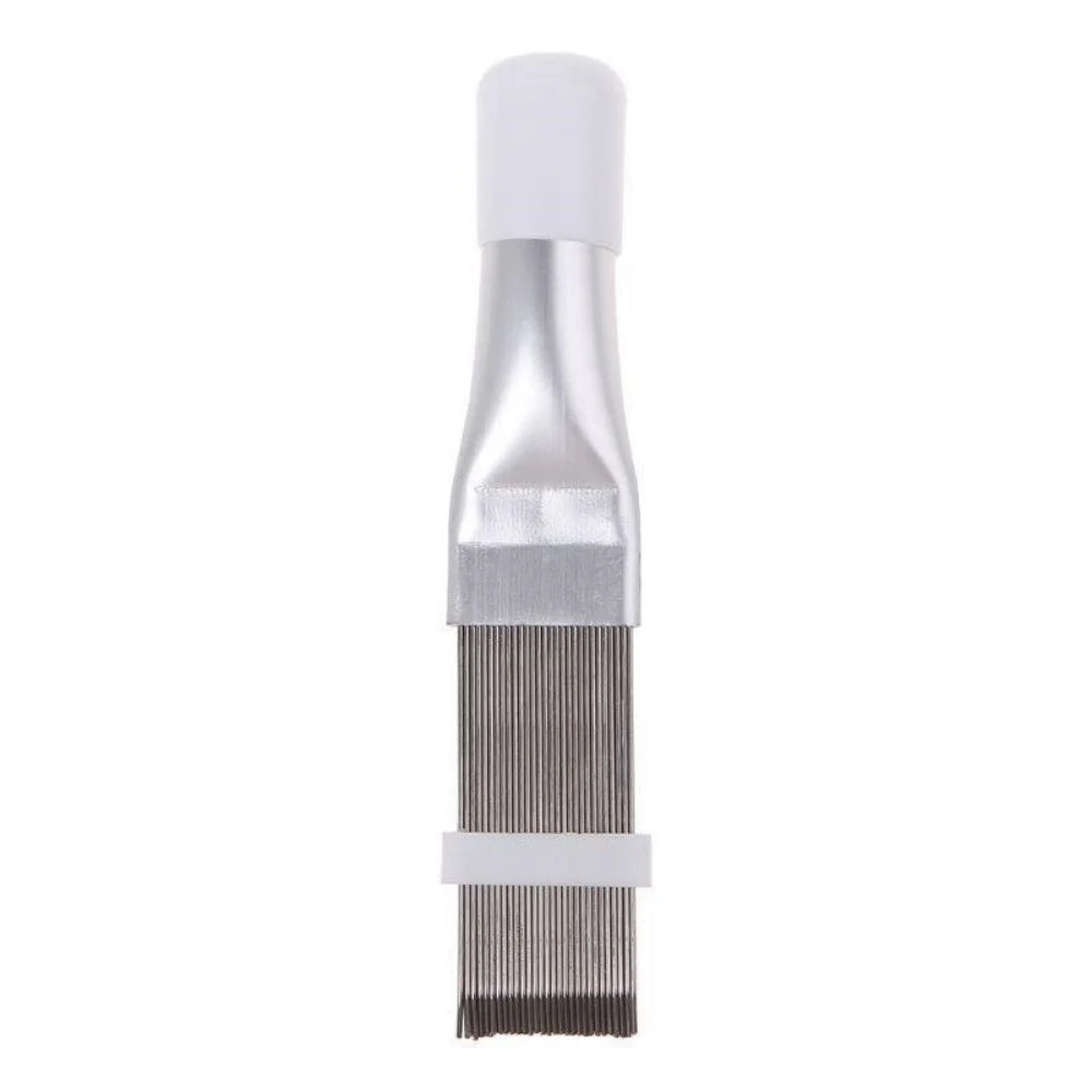 Air Conditioner Condenser Fin Cleaning Brush Universal A/C Condenser Cleaning Tools Stainless Steel Air Refrigerator Fin Brushs Qme 1pc