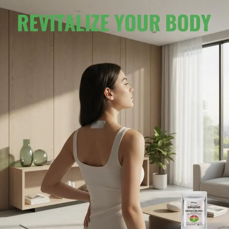 Body Patches Fatigue Relief Plant Extract Mild Adhesive Stickers Qme