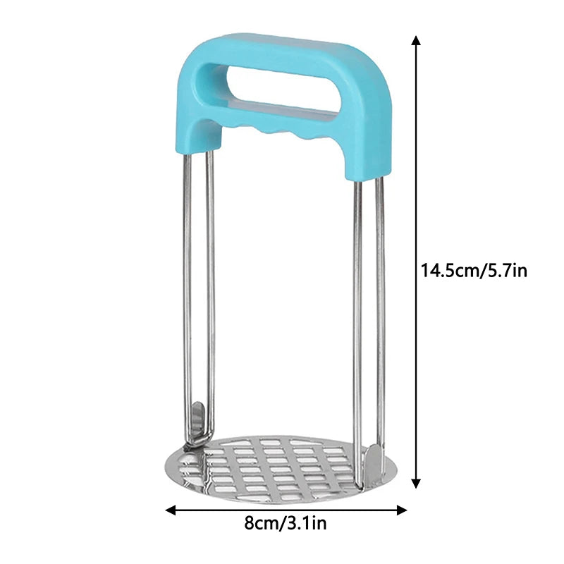 Manual Potato Masher Pressed Smasher Portable Kitchen Tool Babies Qme