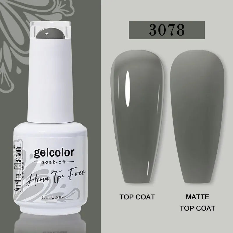 Arte Clavo Jelly Transparent Gel Nail Polish Summer Nude Pink Semi