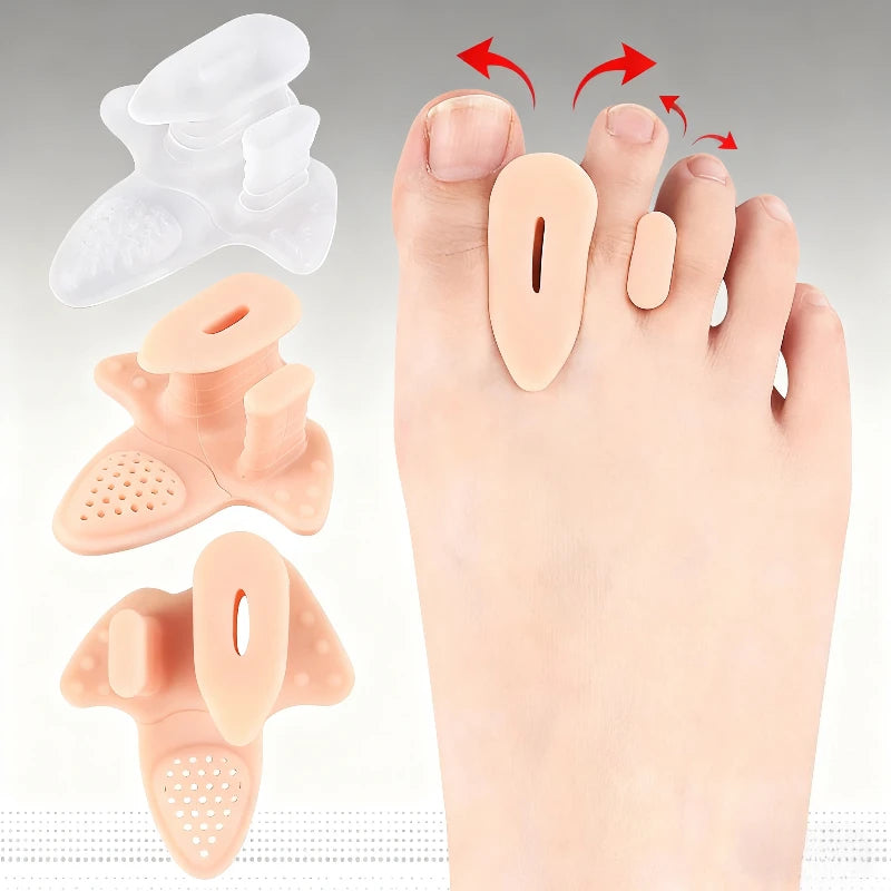 Soft Massage Forefoot Pads Holes Thickened Sole Toe Separators Daily Qme