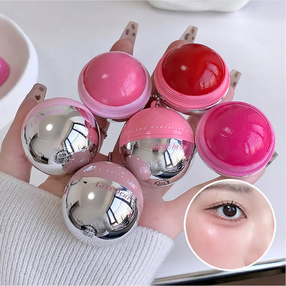 Gege Bear Juice Blush Ball Water Light Blusher Brightening Face Easy Qme