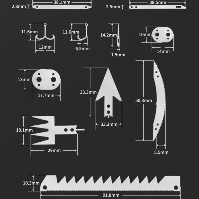 Outdoor Camping Outdoor Multifu Equipment Survival Tools Stainless Steel Card Fishing Portable Practical Hand Tools Supplies Qme
