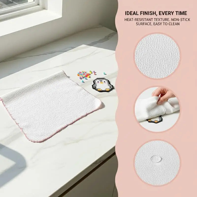 Flash Ironing Cloth Towel Texture Fabric Reusable Adient Perler Beads Qme