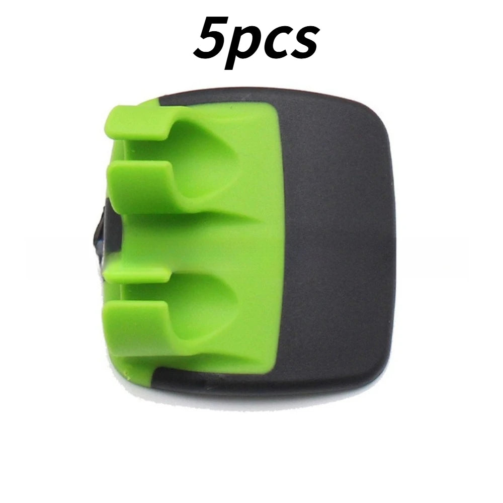 Practical Fruit Vegetable Peeler Set 1/3/5Pcs Stainless Steel with Rubber Grip Ergonomic Kitchen Peeling Tool Qme Green 5pcs