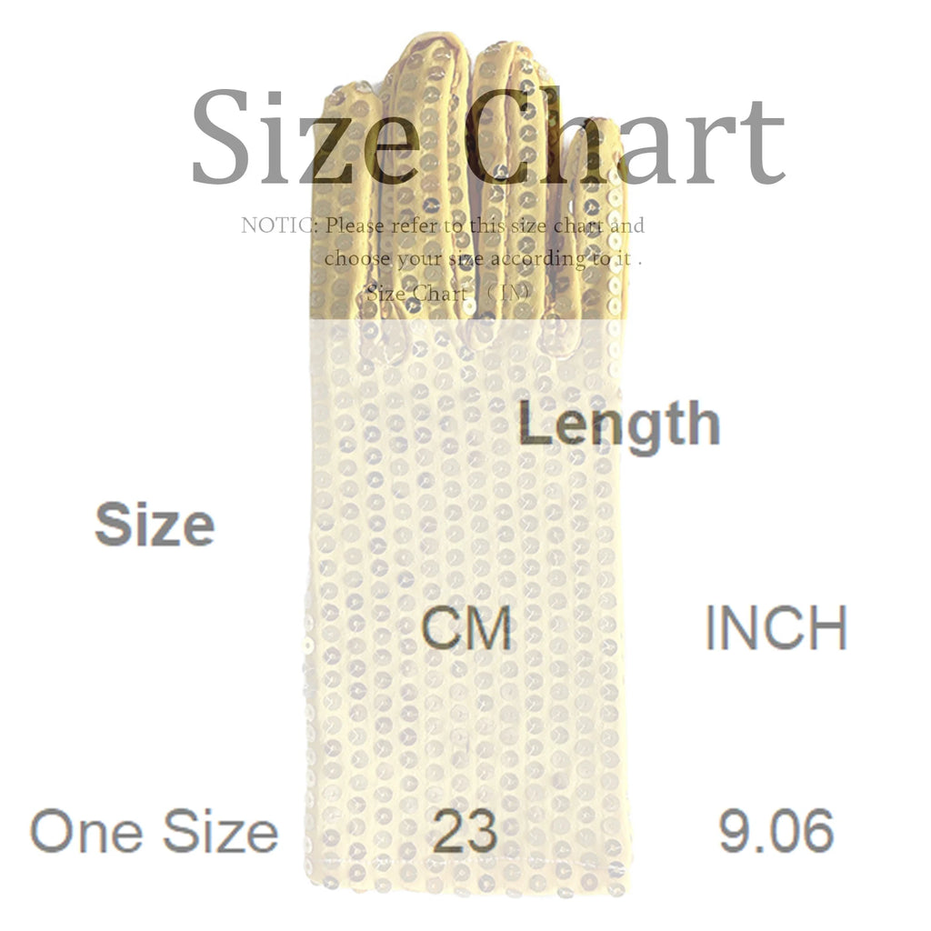 Unisex Creative Sequin Dance Performance Gloves Adult Carnival Clothing Party Accessories Fashionable Stage Decorative Props Qme