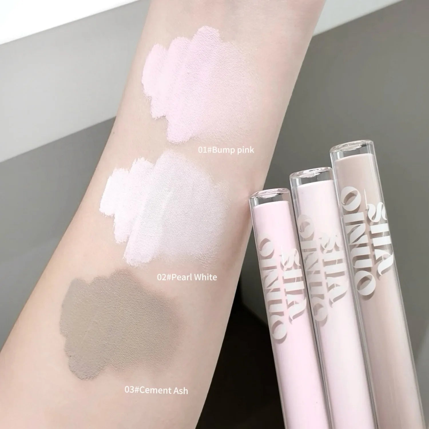 SHAQINUO Liquid Contouring Highlighter Powerful Concealer Whitening Qme