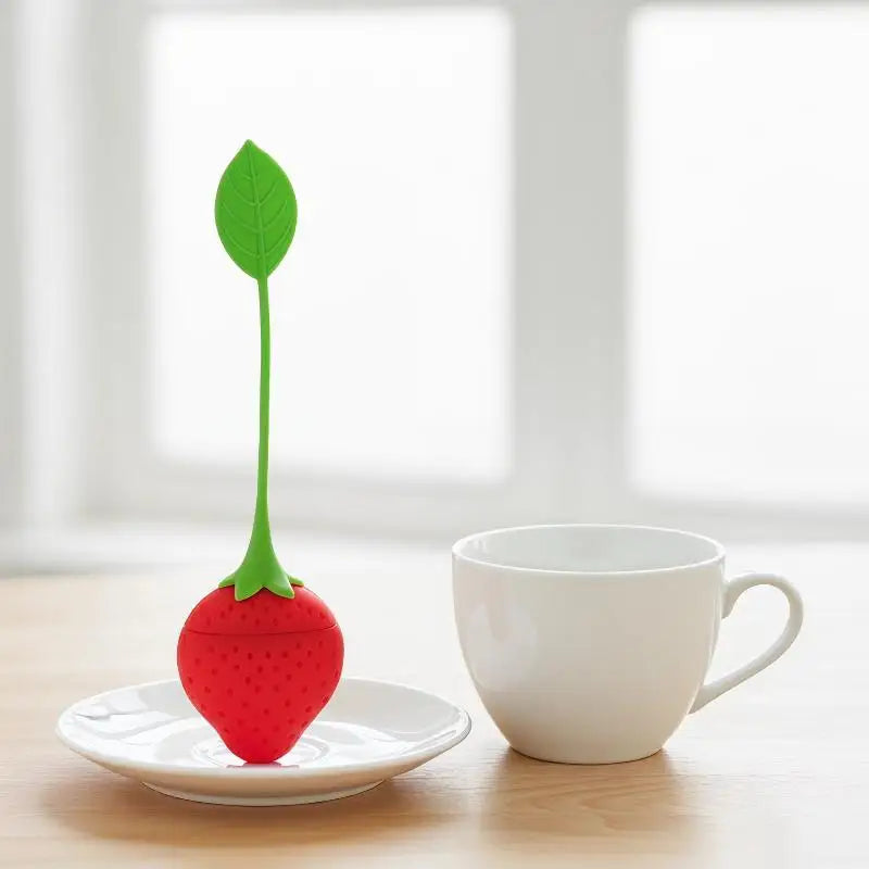 Silicone Tea Infuser Teabag Kettle Loose Leaf Strainer Ball Holder Qme