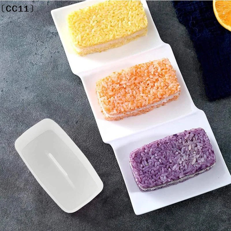 Rectangular Sushi Mold Musubi Maker Spam Kimbap Onigiri Rice Ball Qme