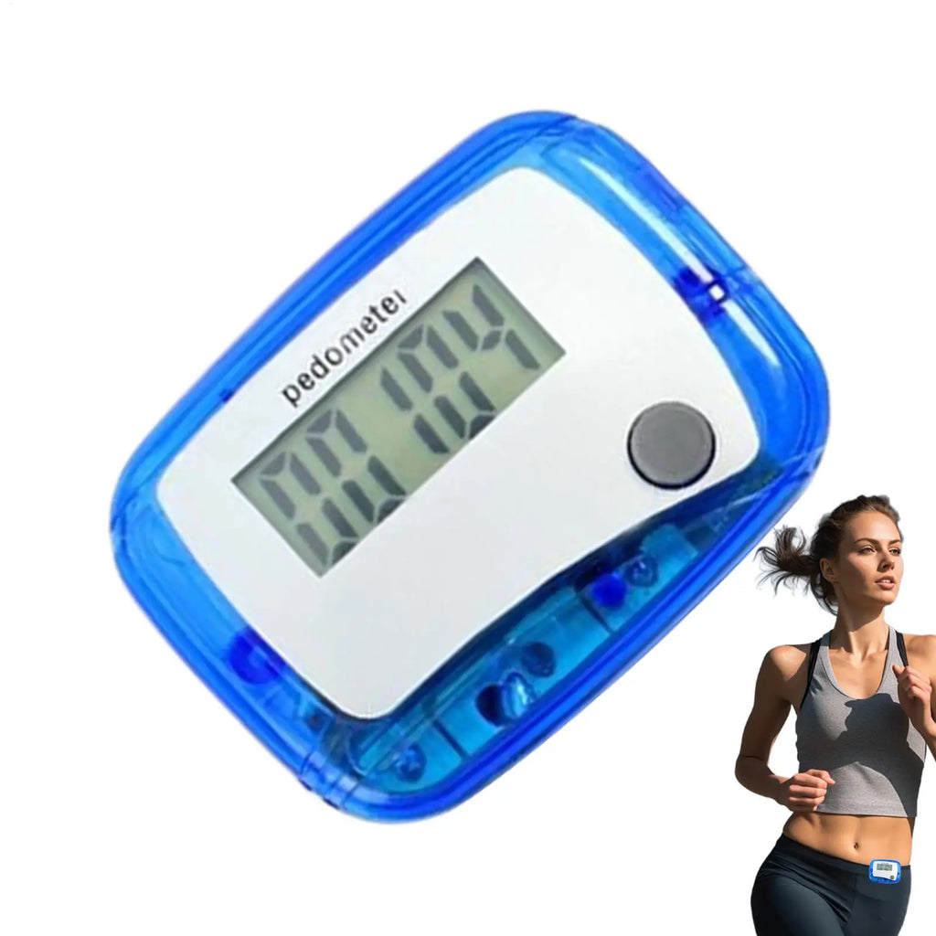 Step Counter for Elderly Sports Clipping Walk Meter Senior Steps Counter for Sports Running Training Hiking Backpacking Travel Qme