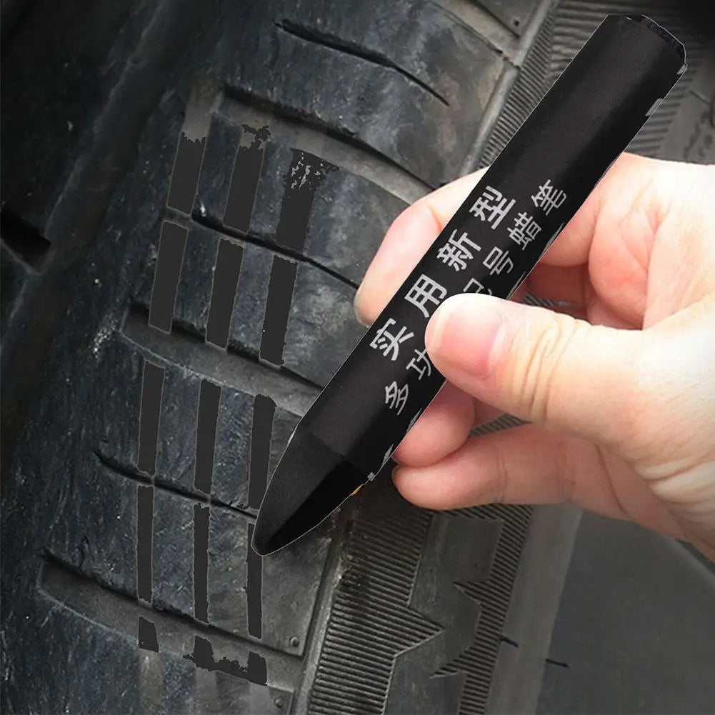 Tire Crayon Marker Oil Resistant Damage Lightweight Crayon Portable Marking Crayons For Mark Tire Damage Tire Repair Tools Qme