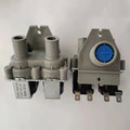 Universal Double-head Water Inlet Valve, Automatic Washing Machine Double Coarse Mouth Solenoid Valve. Qme Gray-A1