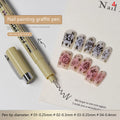 Waterproof Nail Art Graffiti Line Pen Gel Painting Wire Drawing Qme 4