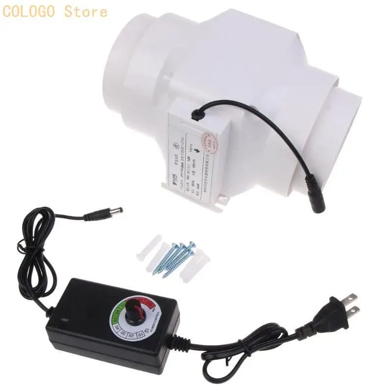 Inline Duct Fan Ventilation Exhaust Boosters Filter 13W 16W Extractor Qme