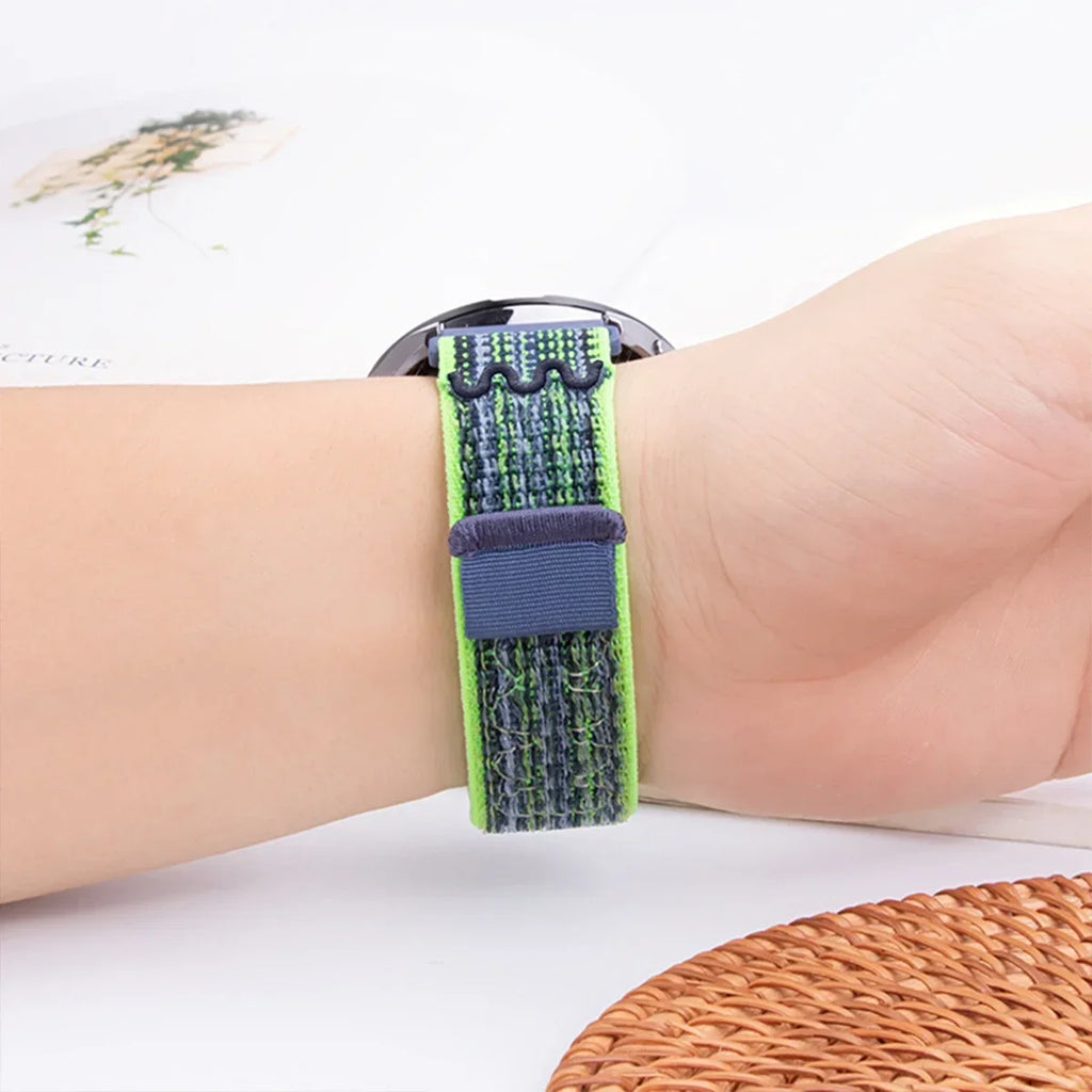 Nylon Loop Strap for Samsung Galaxy Fit 3 Adjustable Elastic Bracelet Watchband for iWatch Samsung Galaxy Fit3 Band Accessories Qme