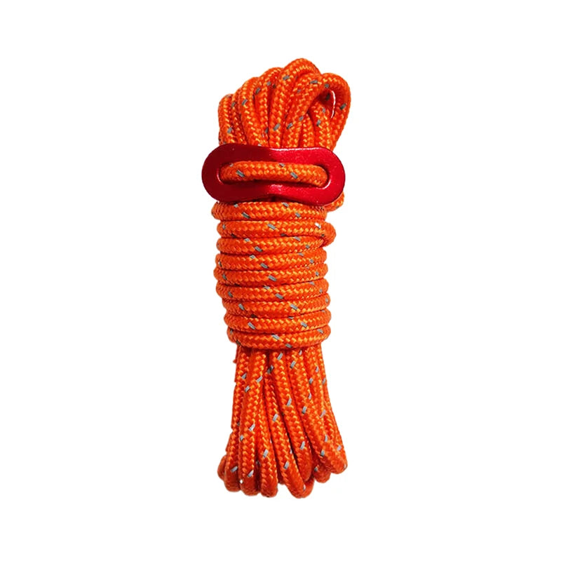 Rock Climbing Rope Fishing 4 Meters Outdoor Safety Grappling Lifeline Qme A4