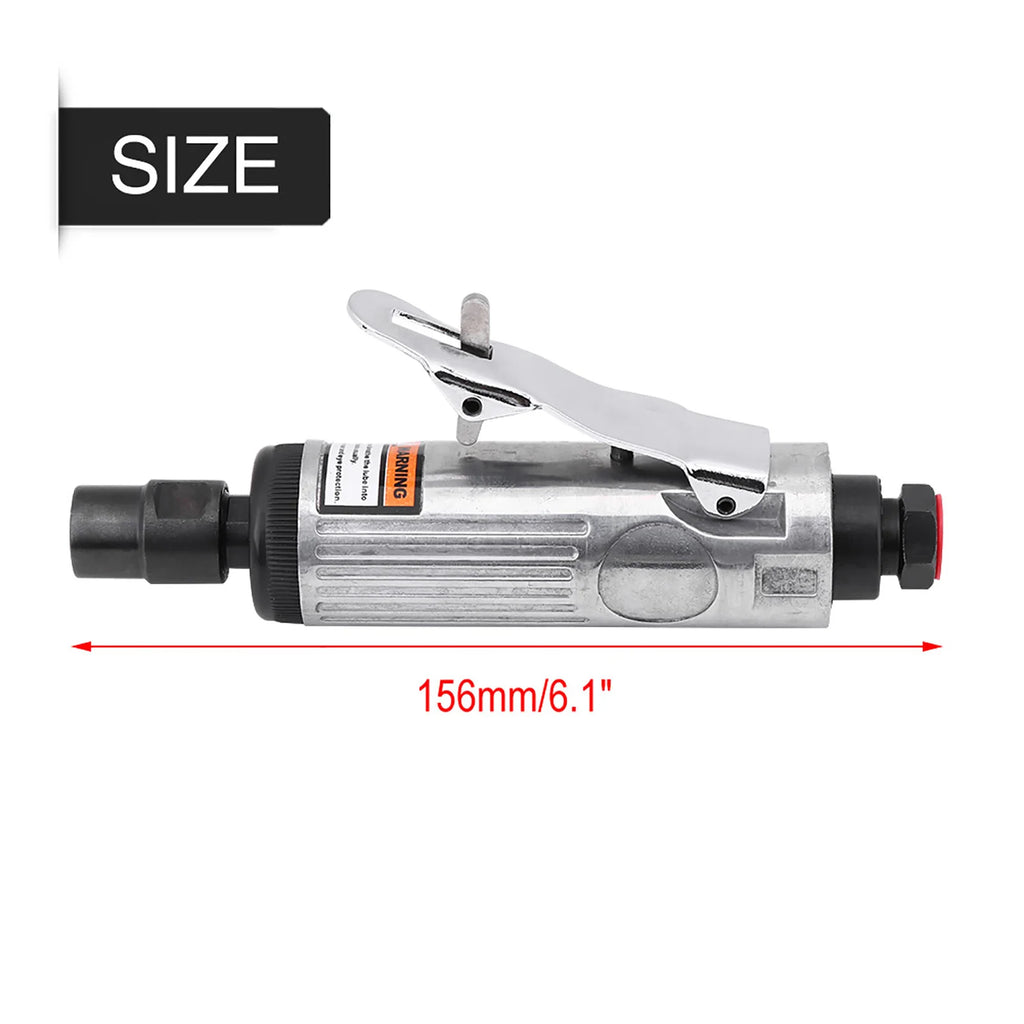 Air Die Grinder Air Die Grinding Air Die Grinder Kit 3/6mm Pneumatic Air Die Grinder Grinding Kit Polishing Engraving Tool 90PSI Qme
