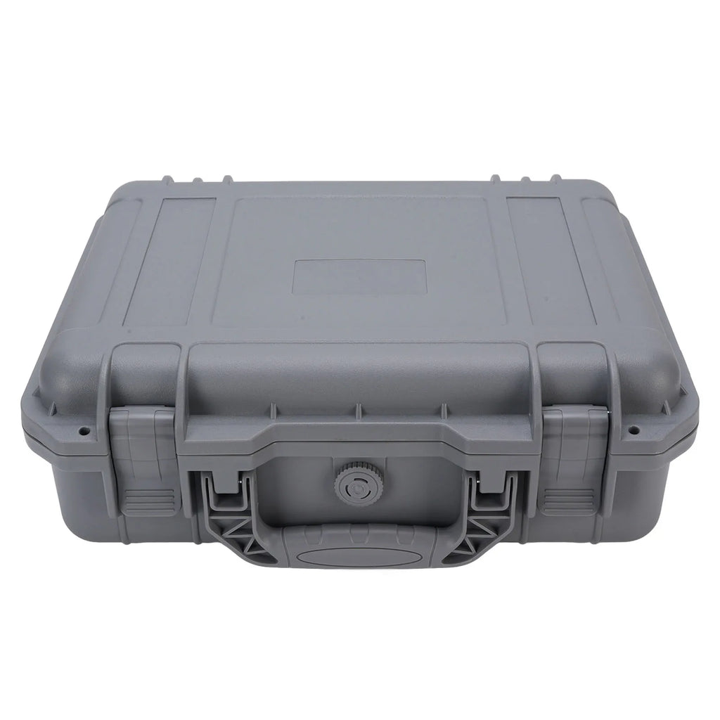 Hard Carry Case for Mini Dish Precision Cut Foam Insert IP67 Waterproofing Satellite Dish Travel Protective Case for RV Yacht Qme Grey