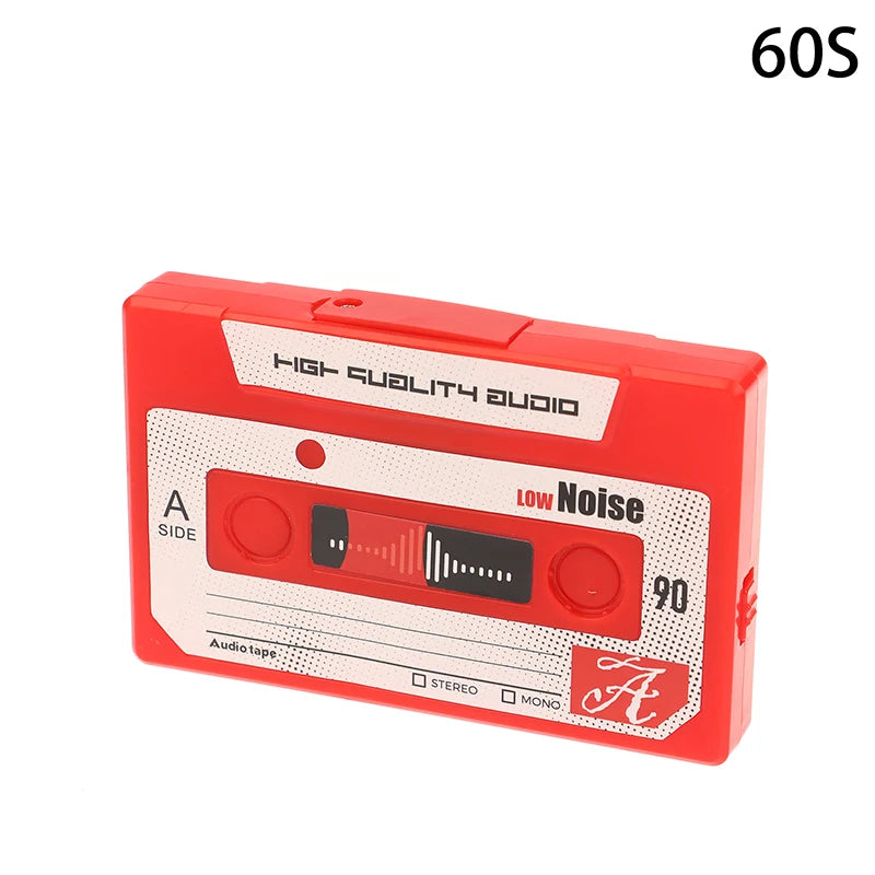 Creative Plastic Voice Recording Cassette Tape 60/300 Seconds Voice Recorder Greeting Card Small gifts Qme style 14
