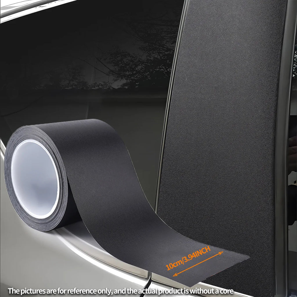 Car Protective Film Anti-scratch Black Car Skin Protection Film Multi-Use Stratchproof Car Protector Rhino Skin Sticker Qme width10cm 3m