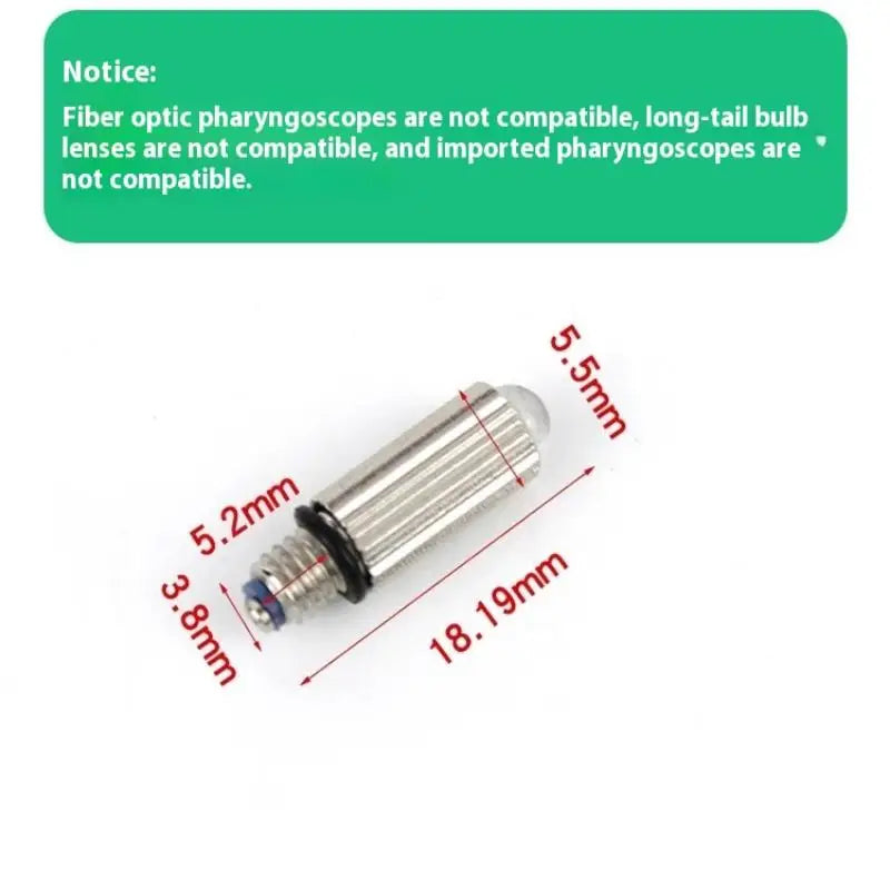 1 LED Lamp Adult 2 5V0 3A White Light Anesthesia Laryngoscope Bulb Qme