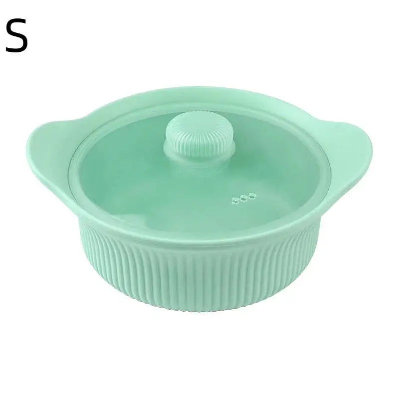 Silicone Pizza Dough Box Lid Bread Fermentation Basket Non-stick Qme S Green