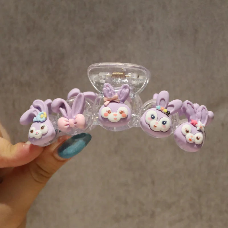 Hello Kitty Kuromi Handmade DIY Clips Student Hair Accessories Smooth Qme 3
