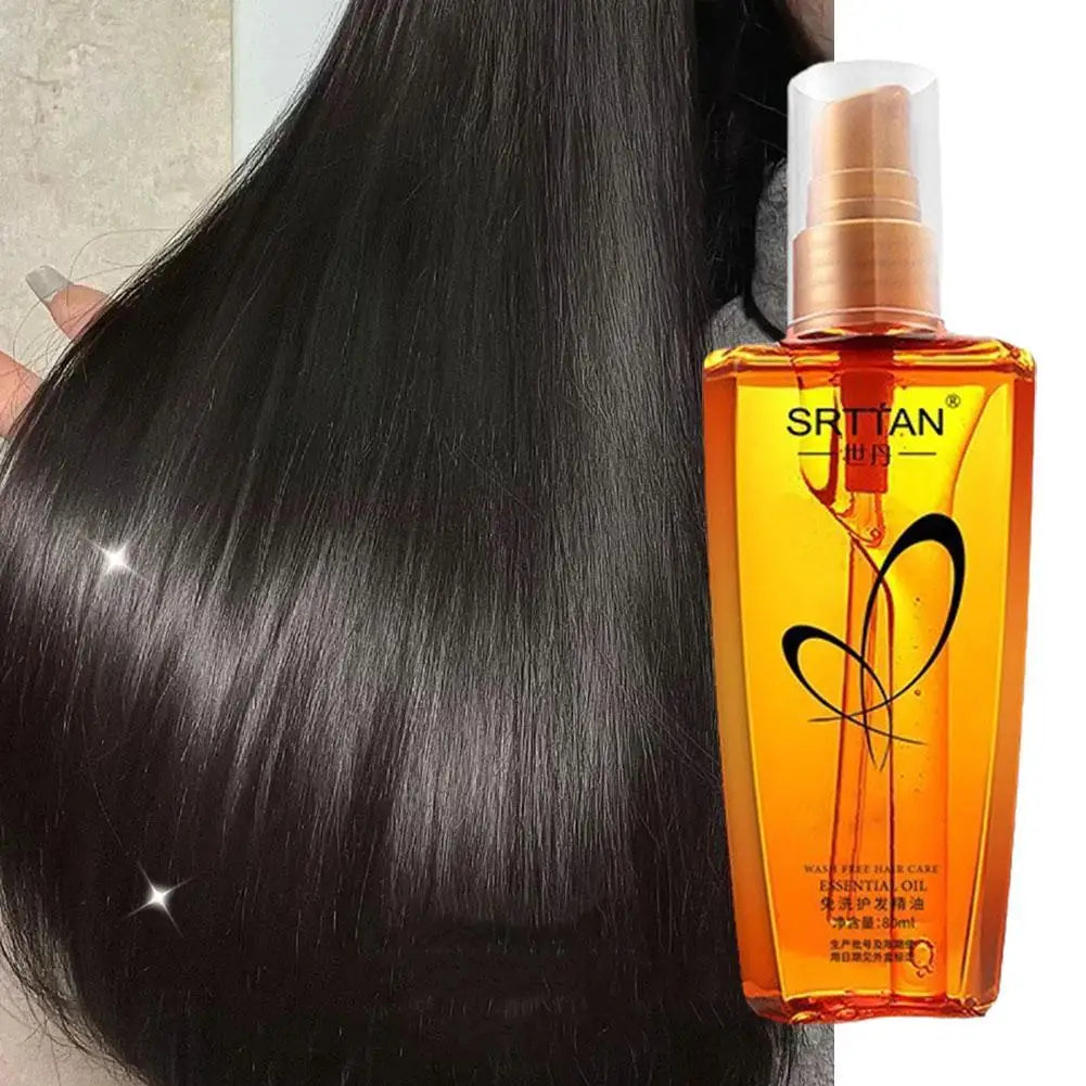 Moroccan Argan Oil Hair Serum Lightweight Mist Split Ends Frizzy Qme
