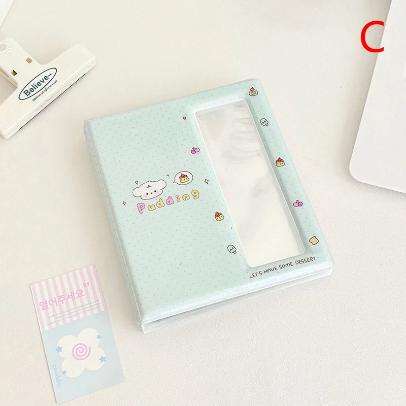 Cartoon Photo Booth Album For 40 Pcs 2x6 Inch Photo Strips Bookmark 20 Pcs 4x6 4R Photo Holder Small Card Storage Book. Qme C