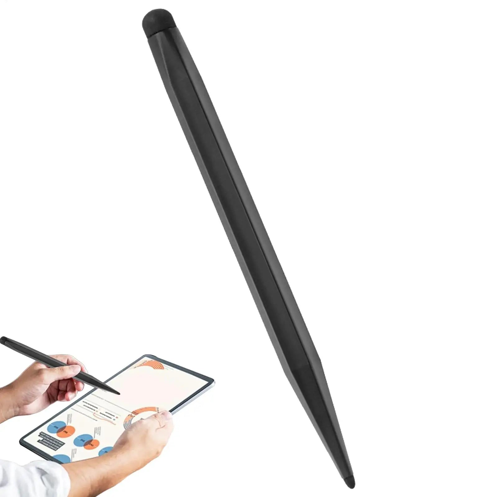 1pc Portable Touch Screen Pen Double Tips Portable Pencil Tool Precision Touch Screens Pen For Drawing Computer Offices Business Qme