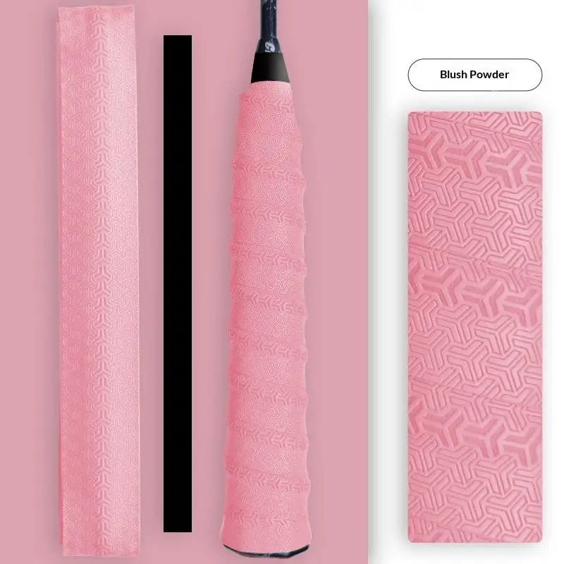 Badminton Hand Rubber Anti-slip Racket Grip Sport Overgrip Tape Qme Pink