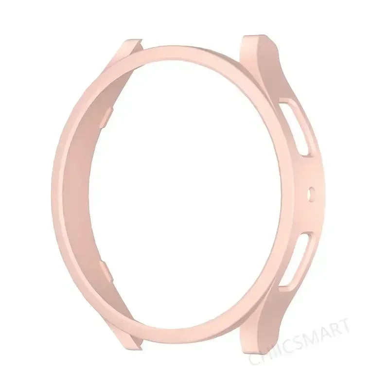 Bling Case for Samsung Galaxy Watch 6 4 Case 40mm 44mm Accessories Fashion Two Rows Diamond bumper Galaxy Watch 5 6 40 mm Cover Qme Pink02 For Galaxy Watch6 40