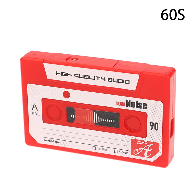 Creative Plastic Voice Recording Cassette Tape 60/300 Seconds Voice Recorder Greeting Card Small gifts Qme style 29