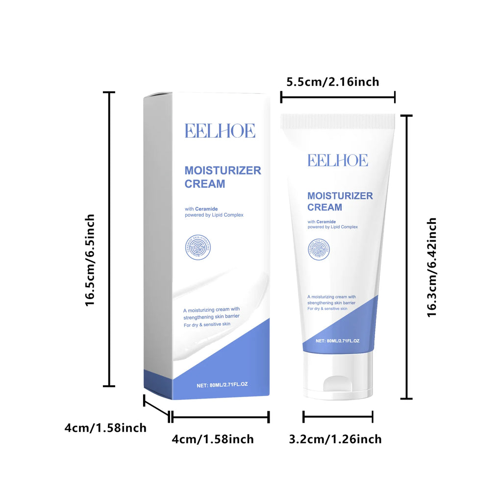 Ceramide Face Cream Skin Barrier Repair Moisturizing Firming Anti-Aging Deep Nourishing Face Body Moisturizer for Dry Skin Qme 80ml Boxed
