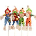 4pcs Handmade Scarecrow Bar Garden Autumn DIY Decoration Holiday Party Halloween Performance Props New Gift Qme Colored One Size