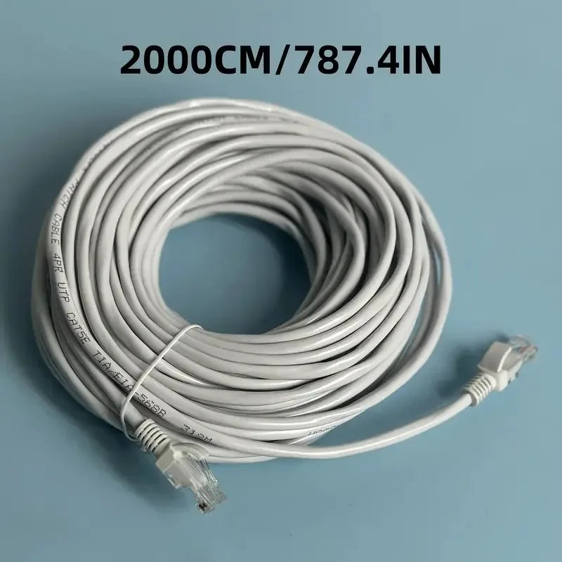 1PCS Cat5e Ethernet Cable with Crystal Head 1m High Speed Network Cable for Computer Broadband Internet Connection Twisted Pair Qme