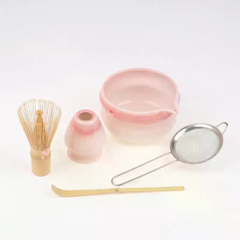 Matcha Set Matcha Whisk Set, Ceramic Matcha Set 5 Pcs Matcha Kit For Matcha Lovers Matcha Kit Qme