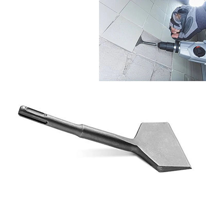 3 In Wide Electric Hammer Chisel Angled Heavy Duty Bent Tile Chisel Qme