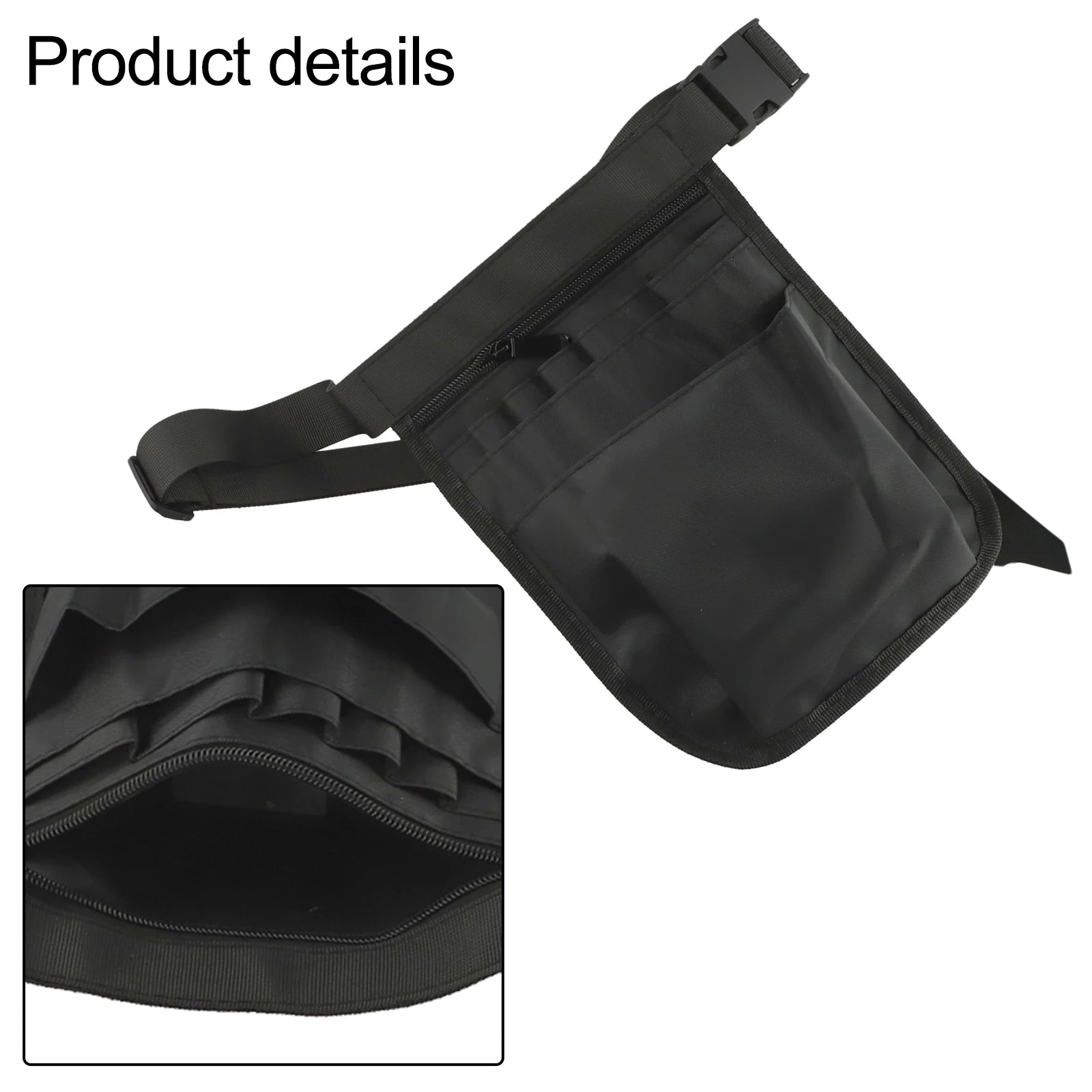 Tool Waist Bag Oxford Cloth Hand Repair Hardware Toolkit Adjustable Storage Bags Multi-compartment Pocket Bag Qme