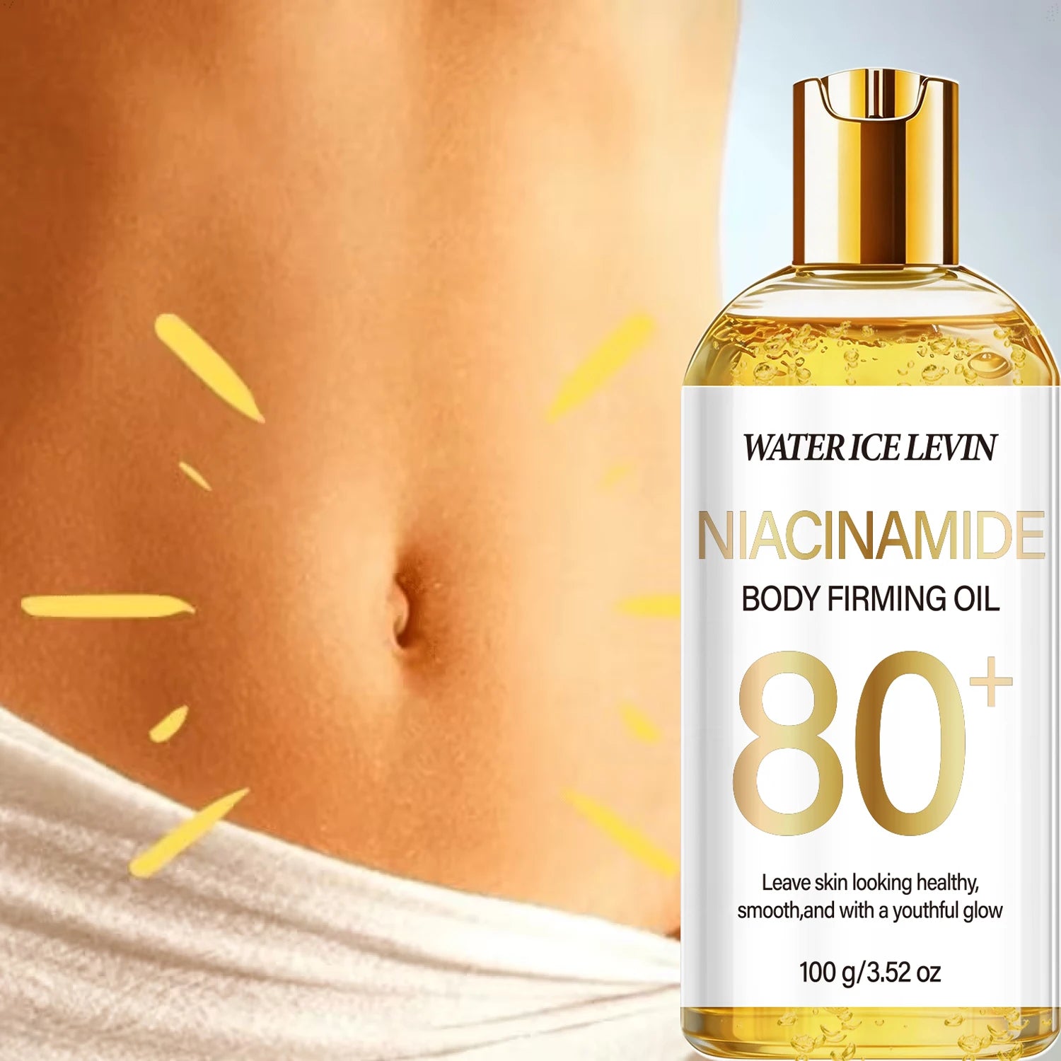 Niacinamide Body Oil with Retinol & Collagen, Firming & Moisturizing Care Qme