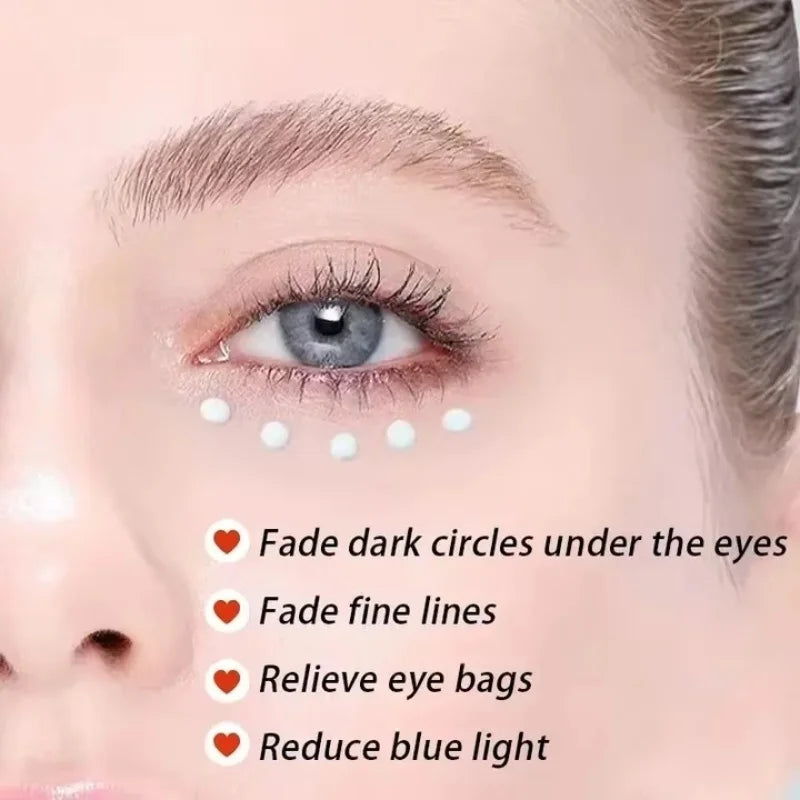 Retinol Eye Cream Stick Collagen Fade Fine Lines Wrinkle Lightening Dark Circles Firming Eye Bag Puffiness Moisturizing Eye Care Qme