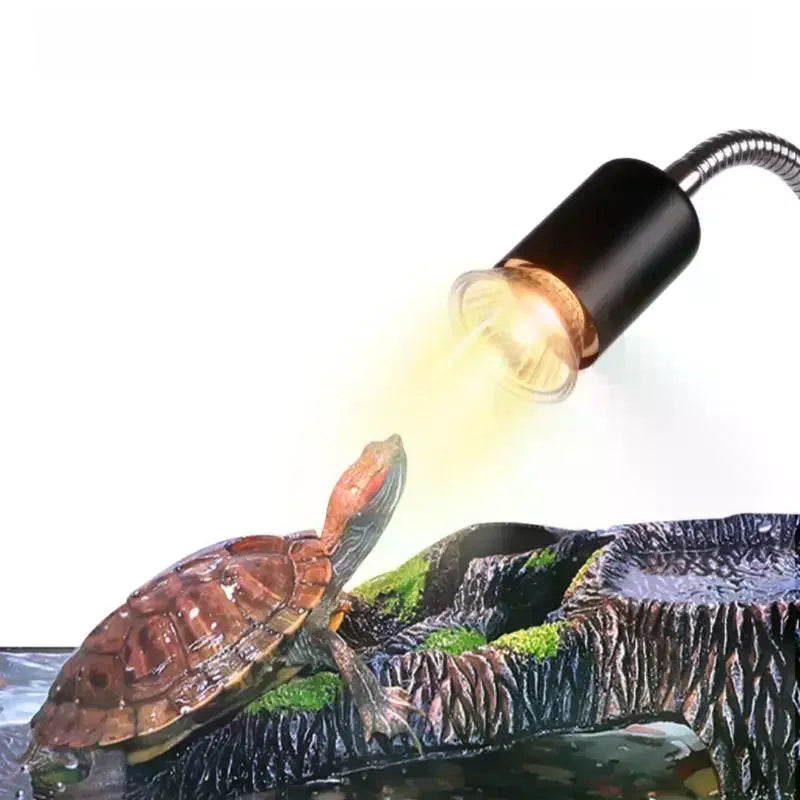 1 Set 50/75W UVA UVB Light Basking Spot Light Simulated Sunlight Reptile Heat Lamp For Turtle Lizard Dimmable Heating Lamp Qme