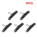 1-5PCS Durable Bicycle Silent Brake Pads V Brake Holder Rubber Blocks for Long-Lasting Performance Cycling Accessories Qme 5 PCS