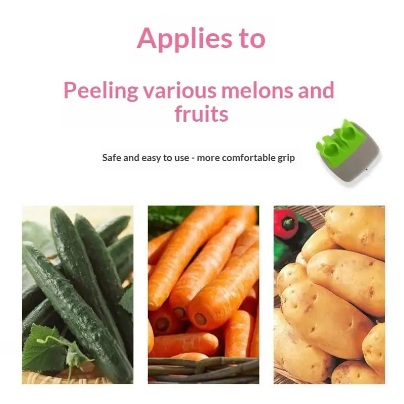 Vegetable Fruit Peeler Stainless Steel Handheld Swift Hand Palm Qme