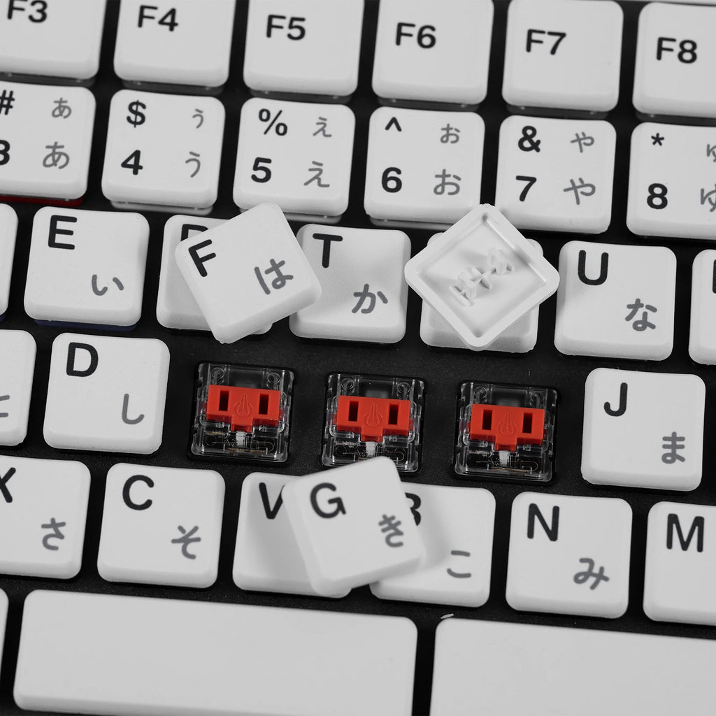 CFX Choc Low Profile PBT Keycaps for Kailh Chocolate switch mechanical keyboard Ultra thin CFX BoW Keycap Set Qme