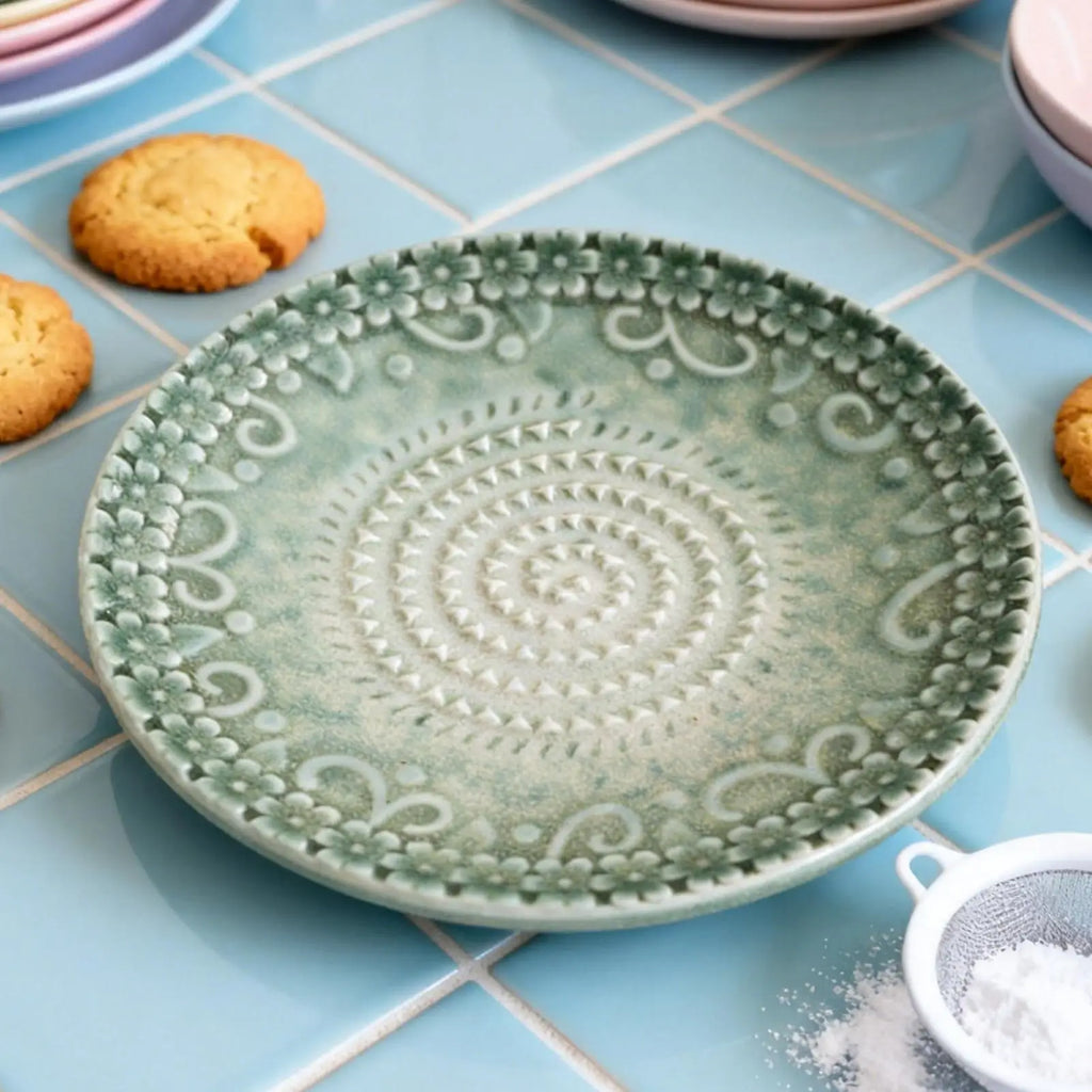Garlic Grater Plate Grinder Bowl Garlic Plate Grater For Kitchen Food Ginger Grating Butter Lemon Tomato Carrot Puree Countertop Qme