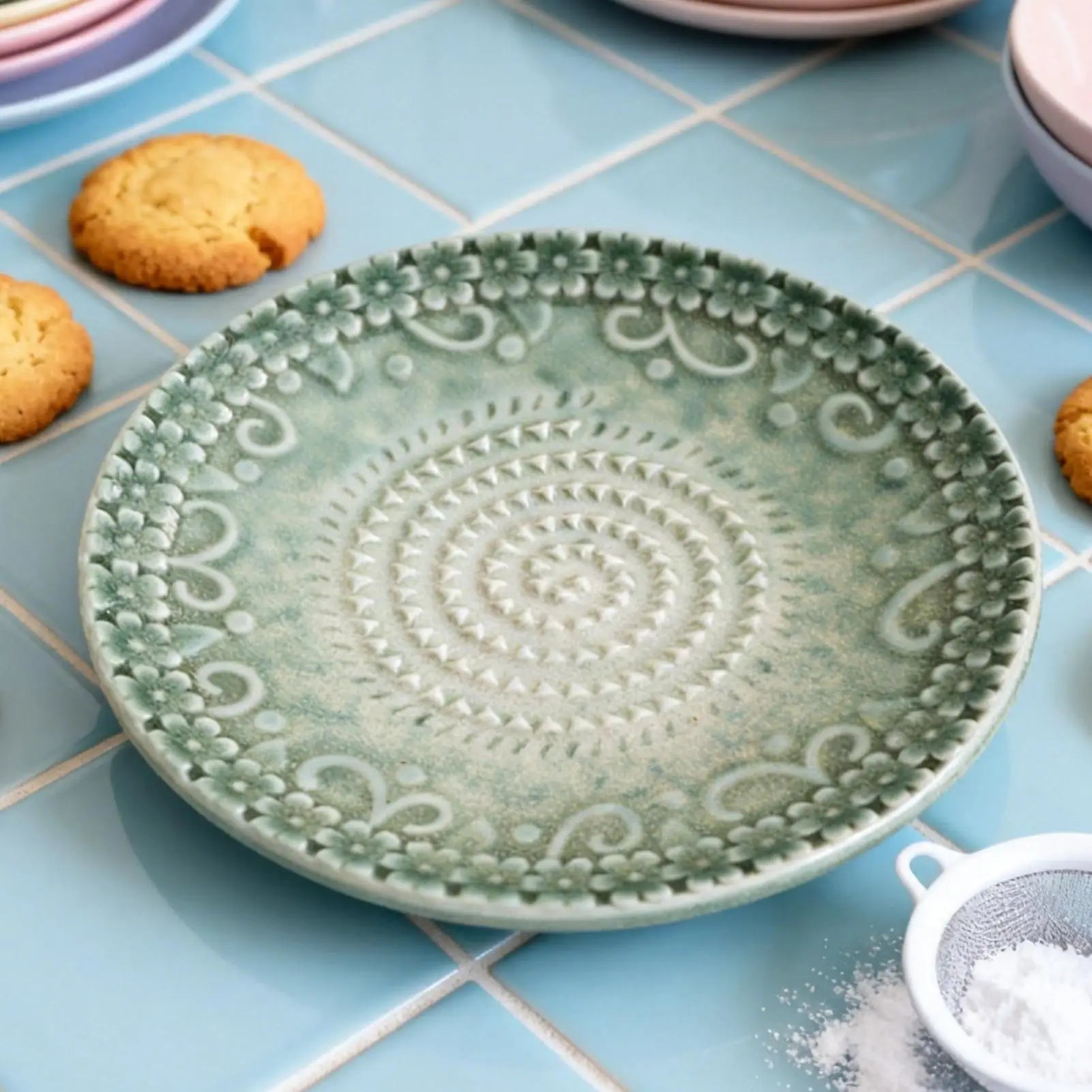 Garlic Grater Plate Grinder Bowl Garlic Plate Grater For Kitchen Food Ginger Grating Butter Lemon Tomato Carrot Puree Countertop Qme